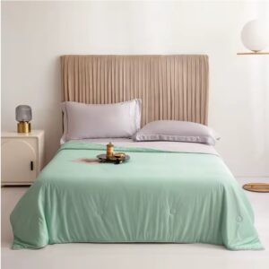Cooling Blanket for Bed – Silky Lightweight Summer Quilt with Double-Sided Cooling Fabric