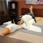 Cute Giant Goose Body Pillow – Soft Side Sleeping Plush, Gift for Girlfriend or Friends (50–160cm) - Image 5